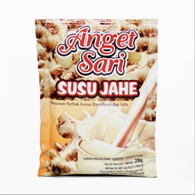 

Anget sari susu jahe 1 renceng isi 10 x 25g