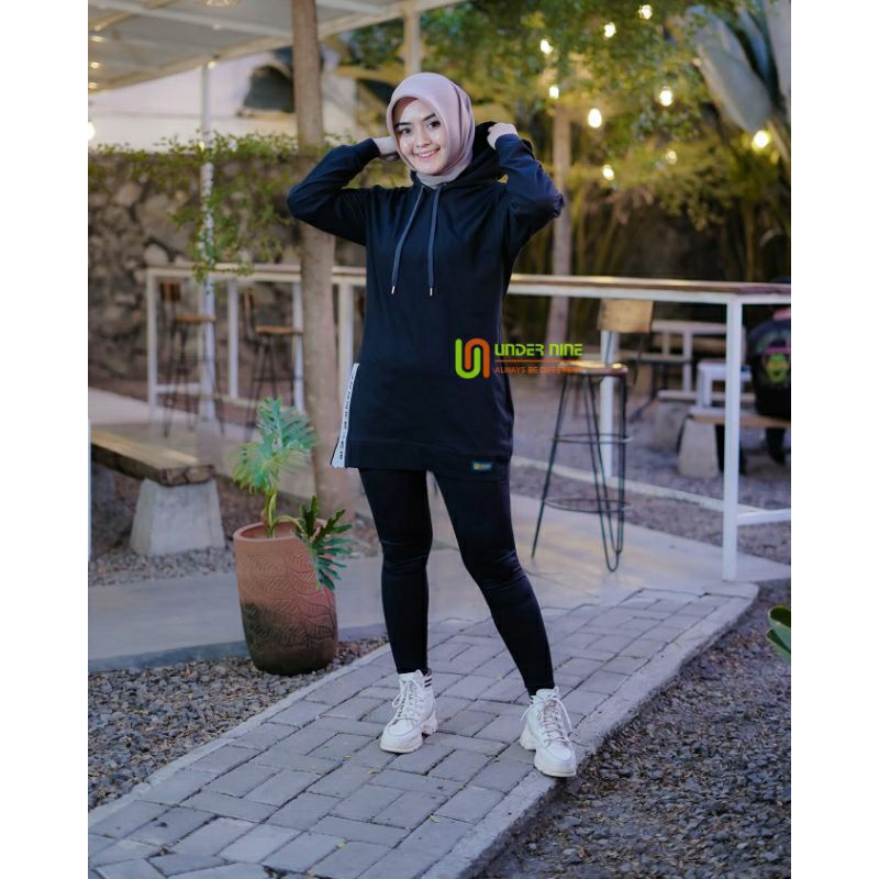 HOODIE WANITA HIJAB TRENDY SWEATER UNDERNINE ORIGINAL