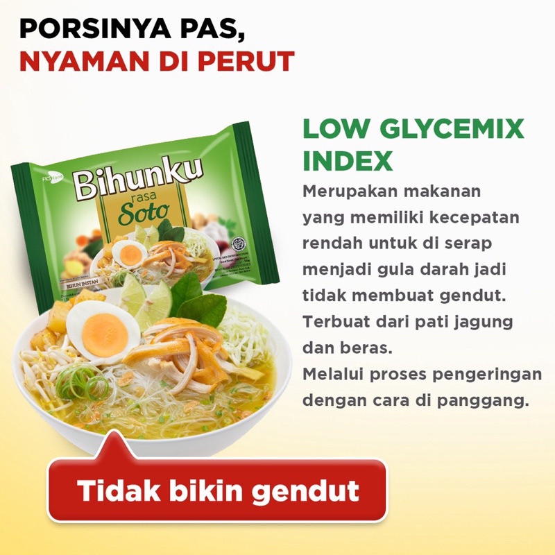 

BIHUNKU BIHUN INSTAN RASA SOTO