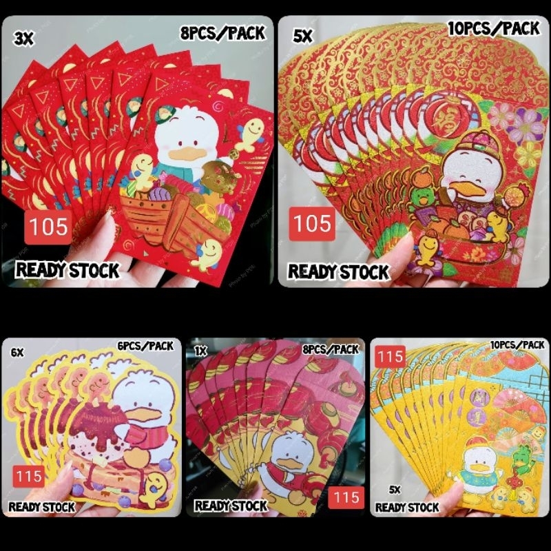

Amplop Angpao Lucu Sincia Lebaran CNY Red Yellow Sanrio Edisi Ahiru No Pekkle
