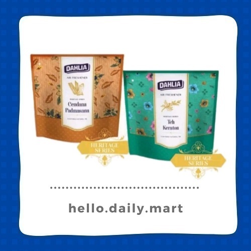 DAHLIA TEH KERATON // DAHLIA CENDANA POCKET pewangi enak pengharum mobil ruangan kamar gantung