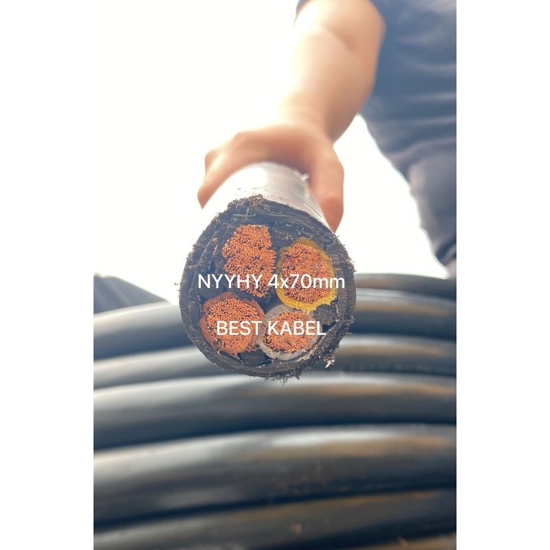 NYYHY 4x70mm 4x70 KABEL KONTROL SERABUT FLEXIBLE MERK SUPREME