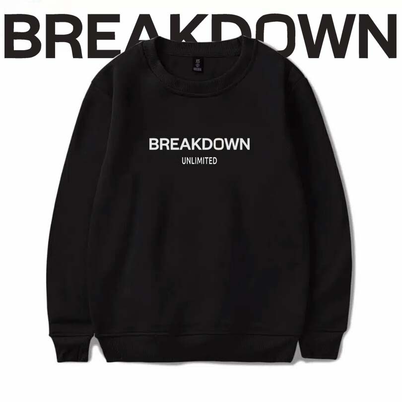 fosfor sablon, bisa nyala sweater breakdown/breakside sweater kombinasi pria wanita jumbo