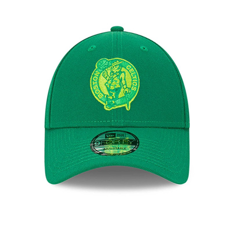 topi newera 940snap mono boston celtics caps green