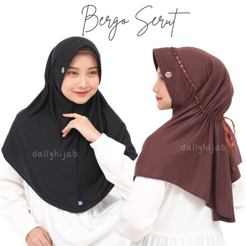 Hijab Bergo Serut Premium | Menutup Dada