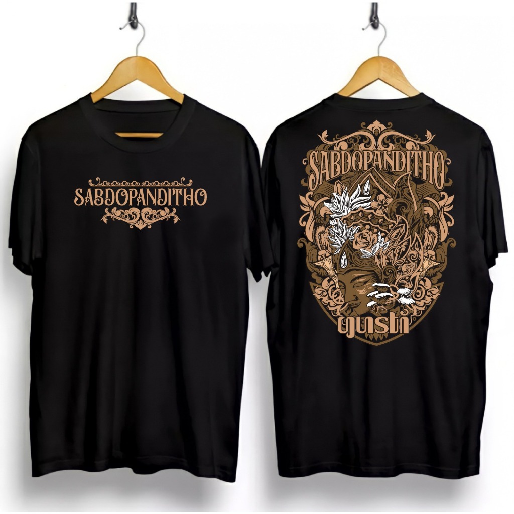 KAOS JAWA SABDOPANDITHO - BAJU BUDAYA JAWA BALI - KAOS DISTRO KATA KATA JAWA - KAOS WAYANG - KAOS PR