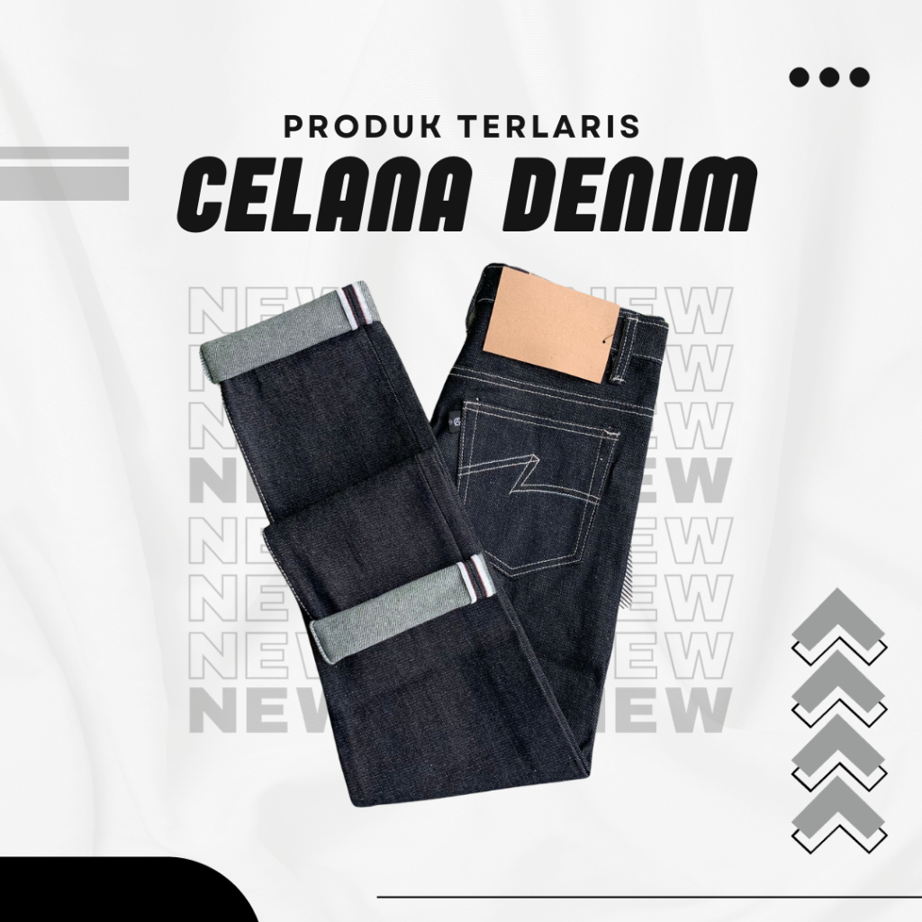 Selvedge denim / Selvedge denim Pria / Selvedge Denim Murah / Selvedge / Celana Selvedge Pria
