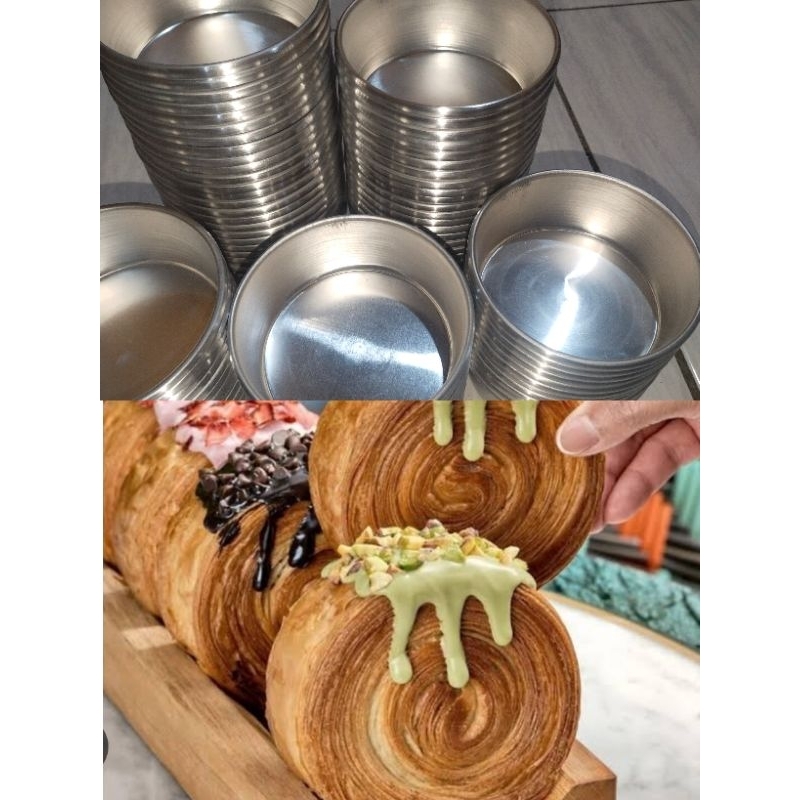 Cetakan Cromboloni/Loyang Kue Bulat/Loyang Kue Ultah Mini