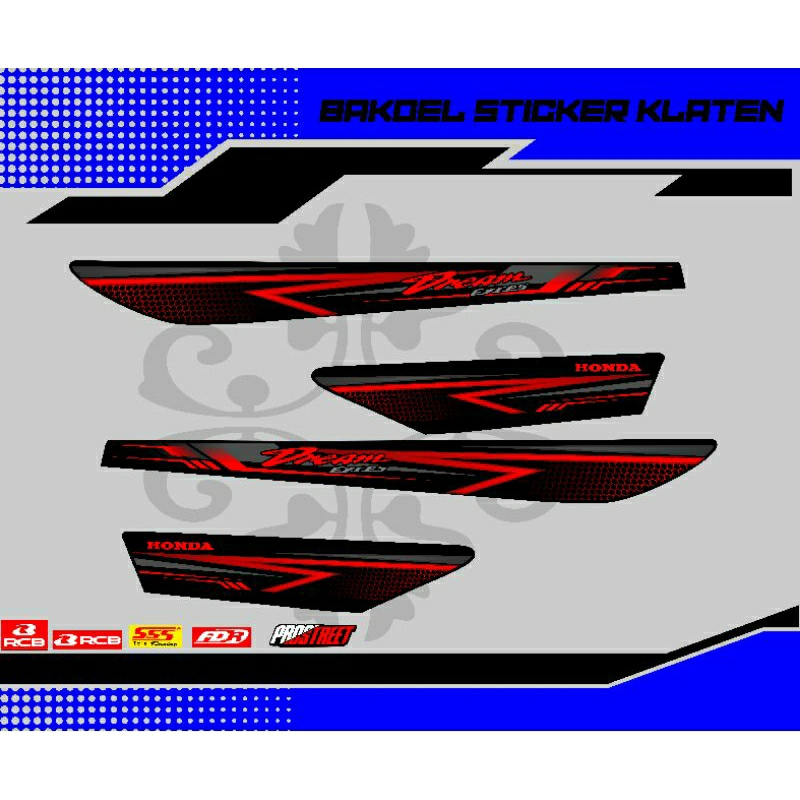 striping honda dream /astrea grand custom