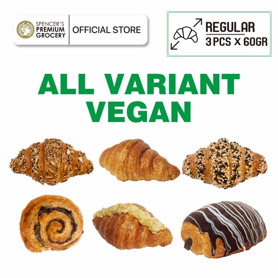 

Spencer's Vegan Croissant - Spencers Healthy Croissant, Roti Sehat, Cocok untuk Diet Sehat