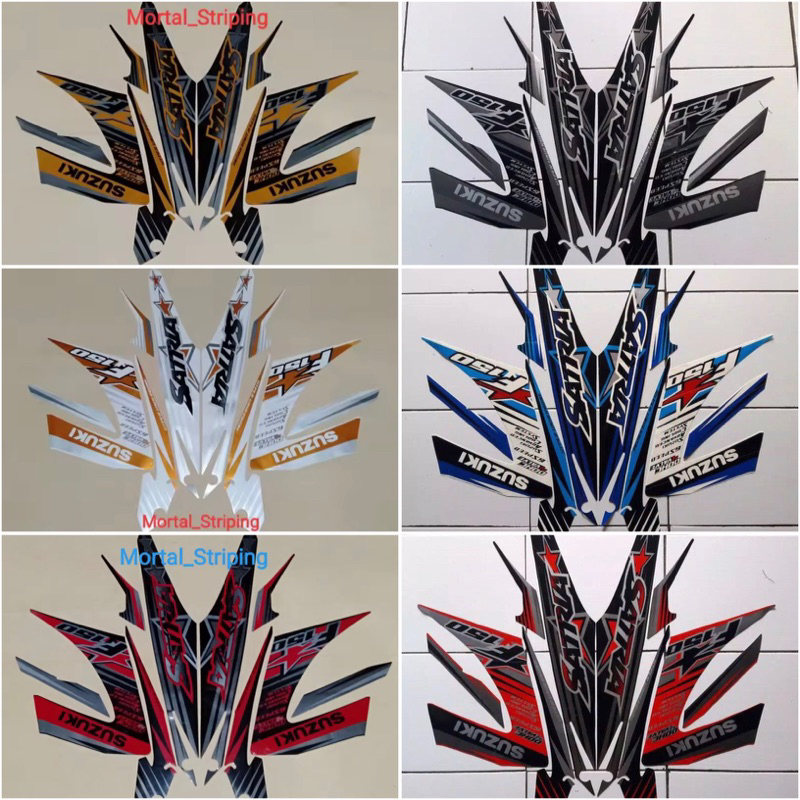 STRIPING LIS LES SUZUKI SATRIA FU 150 FACELIFT TAHUN 2014