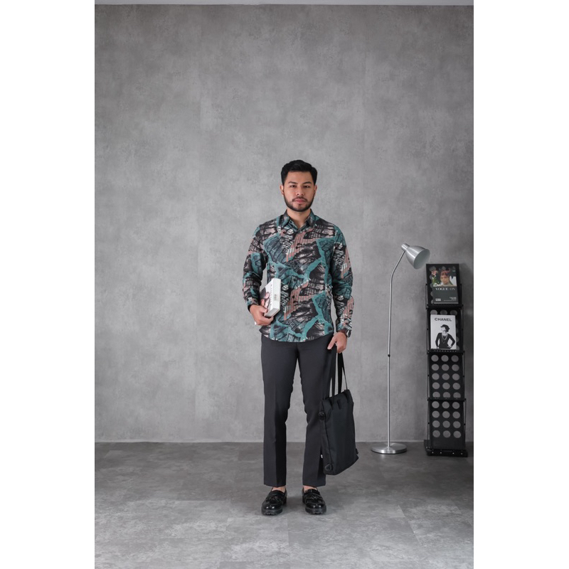 BARILIE BATIK AUSTINE LS SLIMFIT ATASAN BATIK PRIA