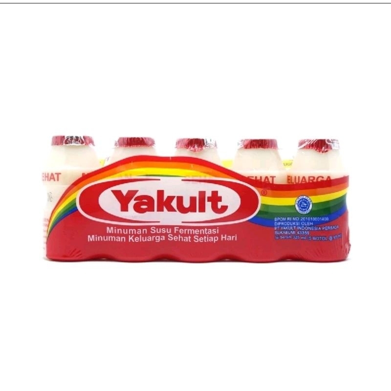 

Yakult Minuman Prebiotik 1Pack isi 5Pcs x 65ml