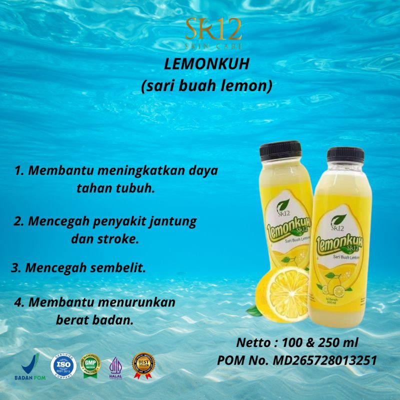 

LEMONKUH SR12/99,9% SARI LEMON ASLI/LEMONKUH SARI LEMON UNTUK DIET