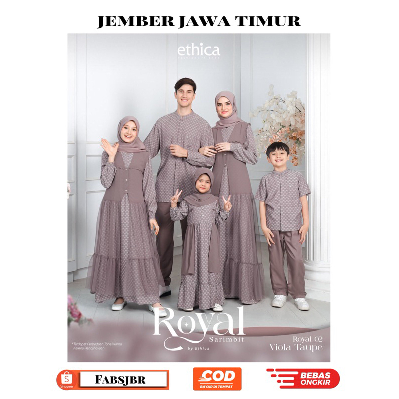 SARIMBIT ETHICA ROYAL 02 VIOLA TAUPE