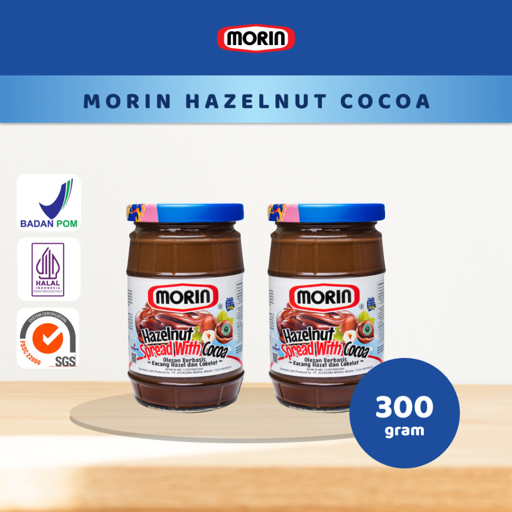 

MORIN SELAI HAZELNUT COCOA 300 GR PAKET ISI (2)