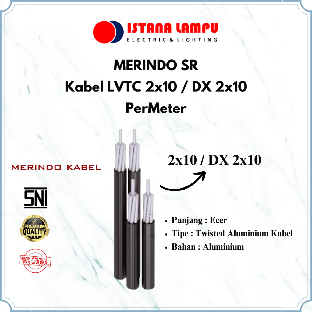 Kabel LVTC 2x10 / DX 2x10 MERINDO SR