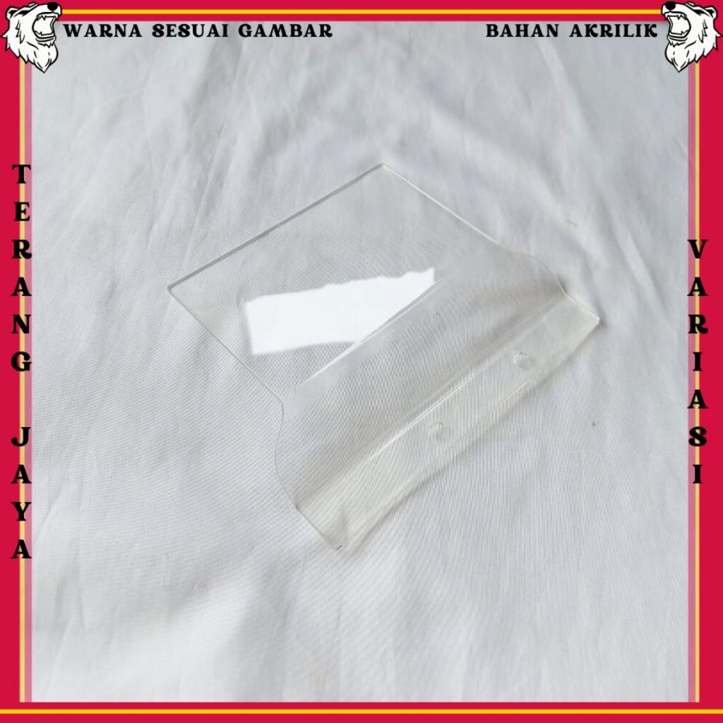 PENAHAN LUMPUR MIO SPORTY MUDFLAP MIKA AKRILIK MIO TRANSPARANT MUDFLAP MIO SPORTY MIKA AKRILIK TRANS