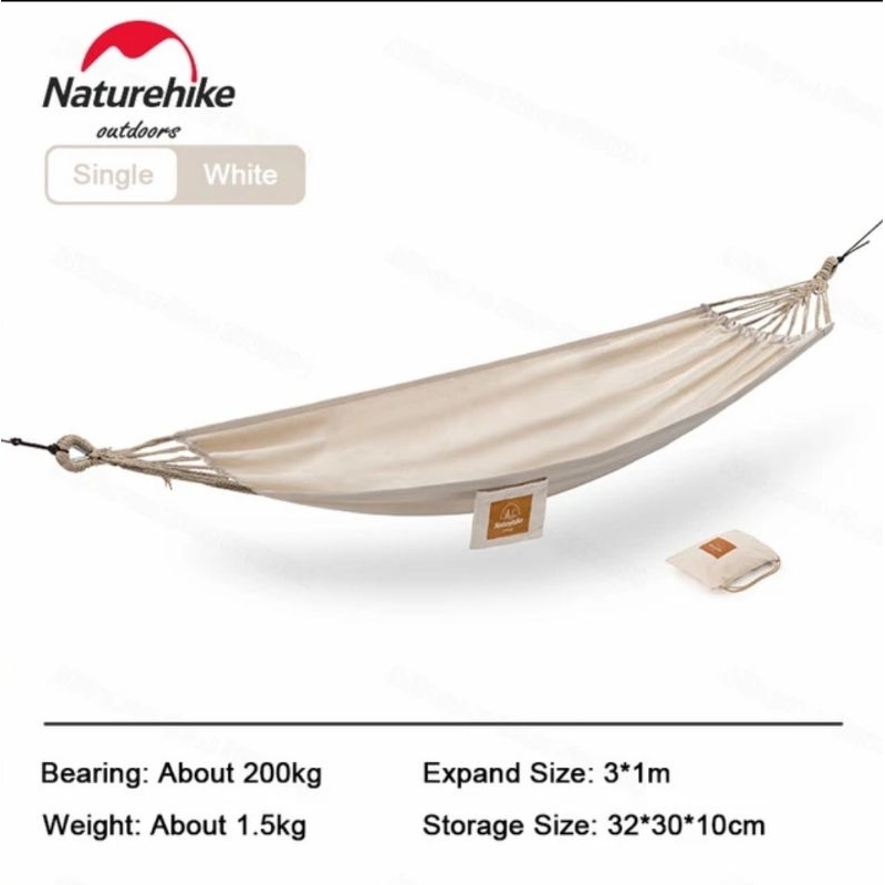 HAMMOCK CANVAS NATUREHIKE NH21DC000 / AYUNAN CAMPING
