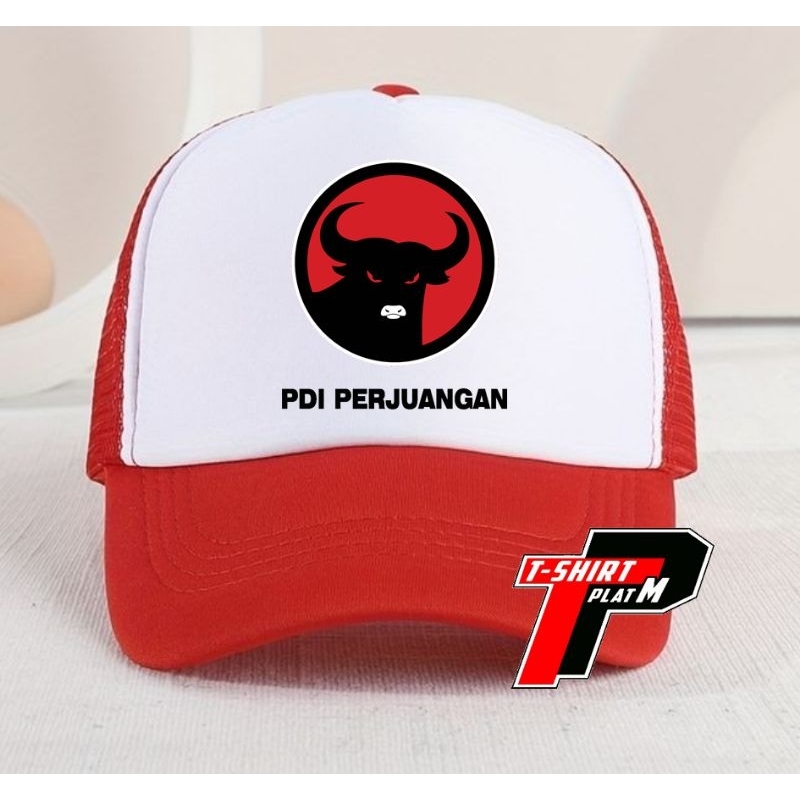 Topi PDI Perjuangan Bisbol