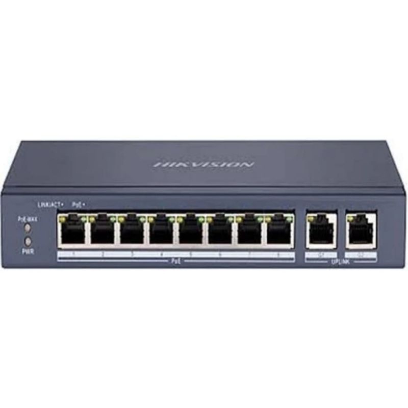 HIKVISION POE DS-3E0310P-E/M SWITCH HUB POE 8 PORT + 2 UPLINK