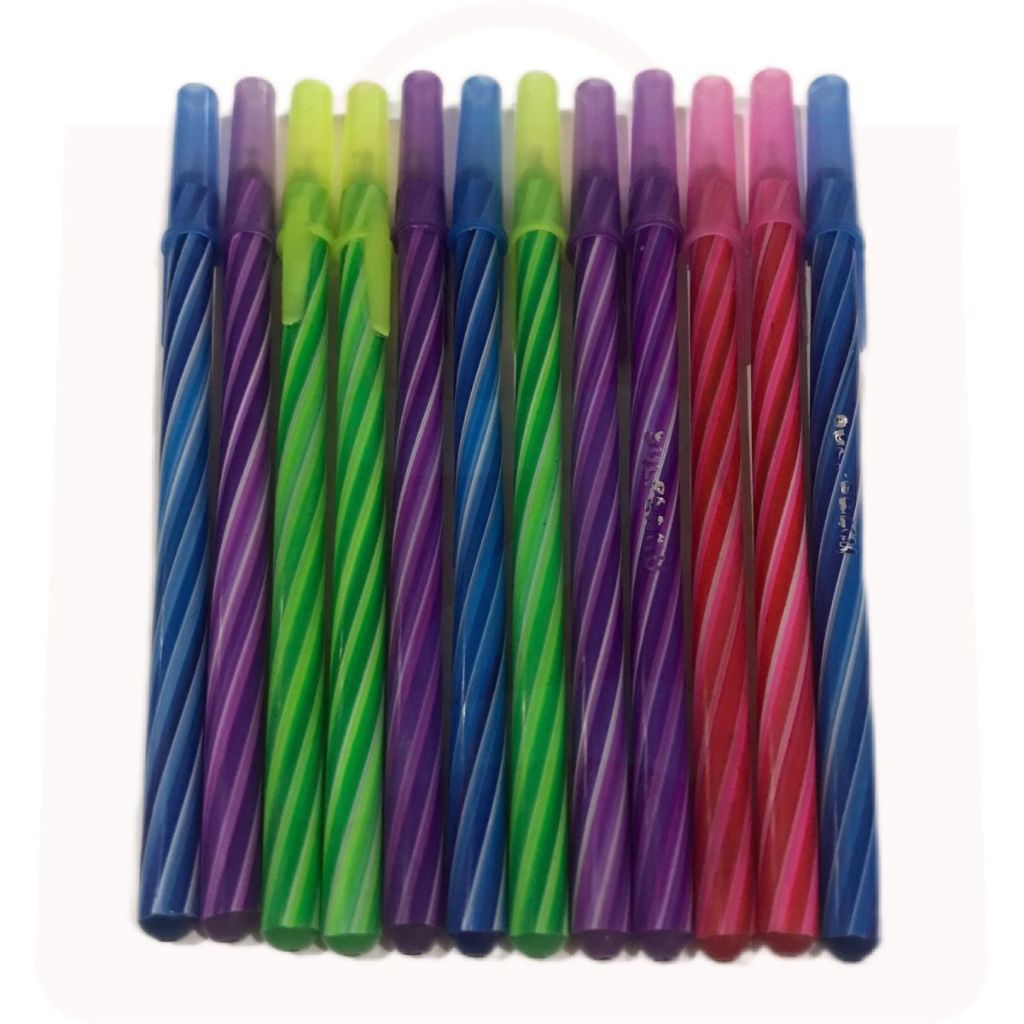 

Pulpen Hitam Bolpen Pena Ballpoint Dropless Technology