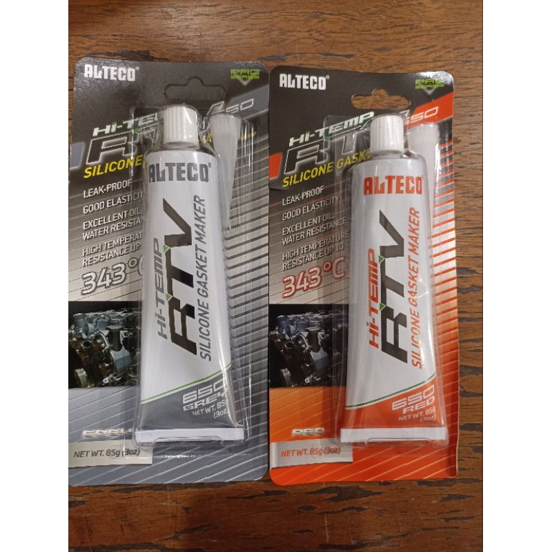 

Lem Gasket Alteco RTV HI-Temp 85gr abu-abu/red