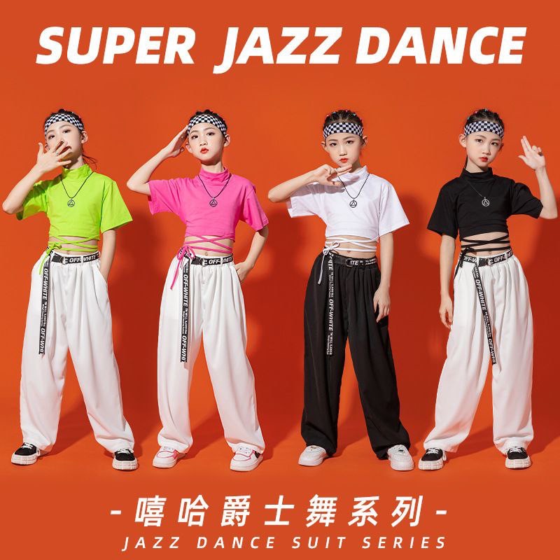 [JEWELS KIDS] CADENCE HIP HOP / SETELAN DANCE HIP HOP ANAK KOREA IMPORT/ BAJU DANCE CROP ANAK/ CELAN