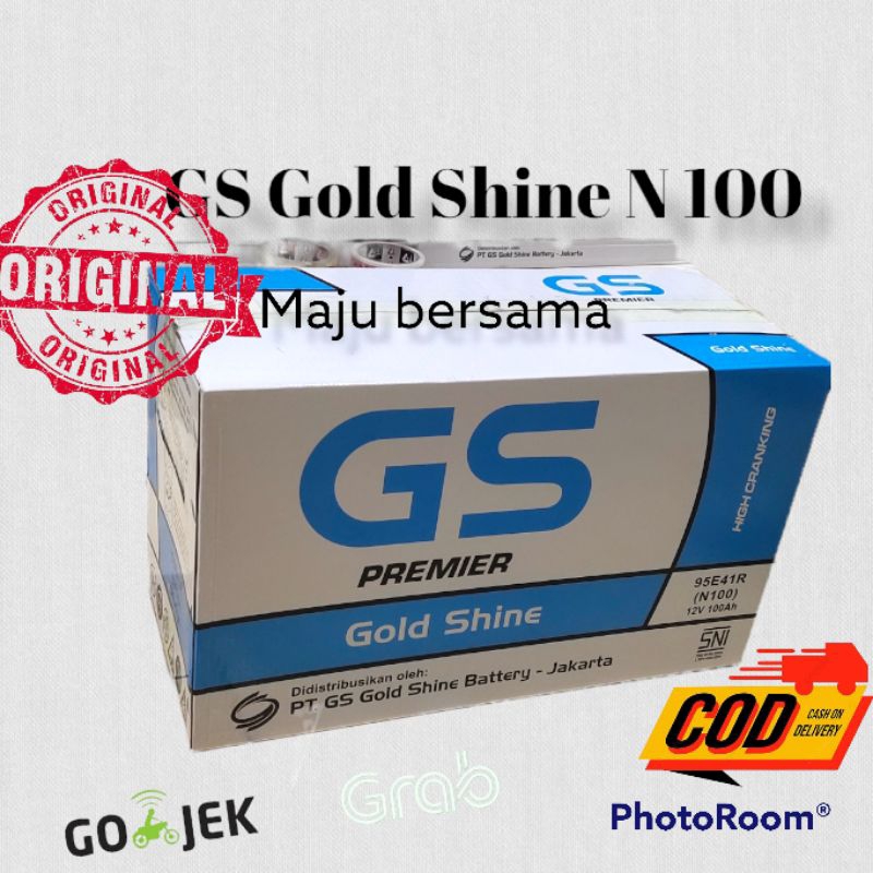 Aki Mobil Bus/Truck /Truk  N100 Aki basah N100 GS Gold Shine Aki Basah Mobil Bus