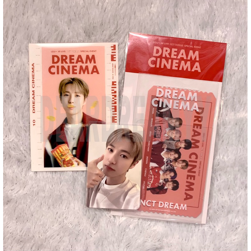 NCT DREAM RENJUN official MD DREAM CINEMA AR TICKET, WE BOOM STANDEE HOLO