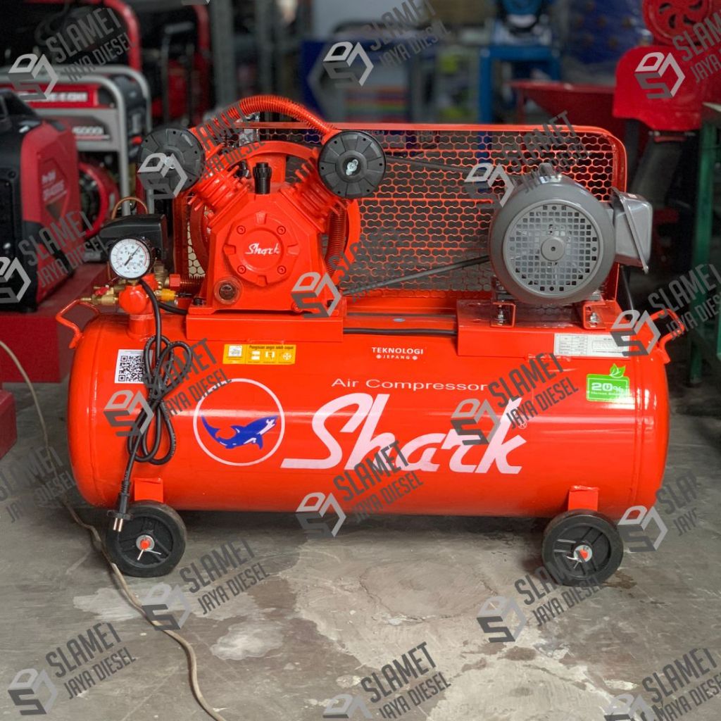 Kompresor Shark ½ -1HP Lengkap Dinamo