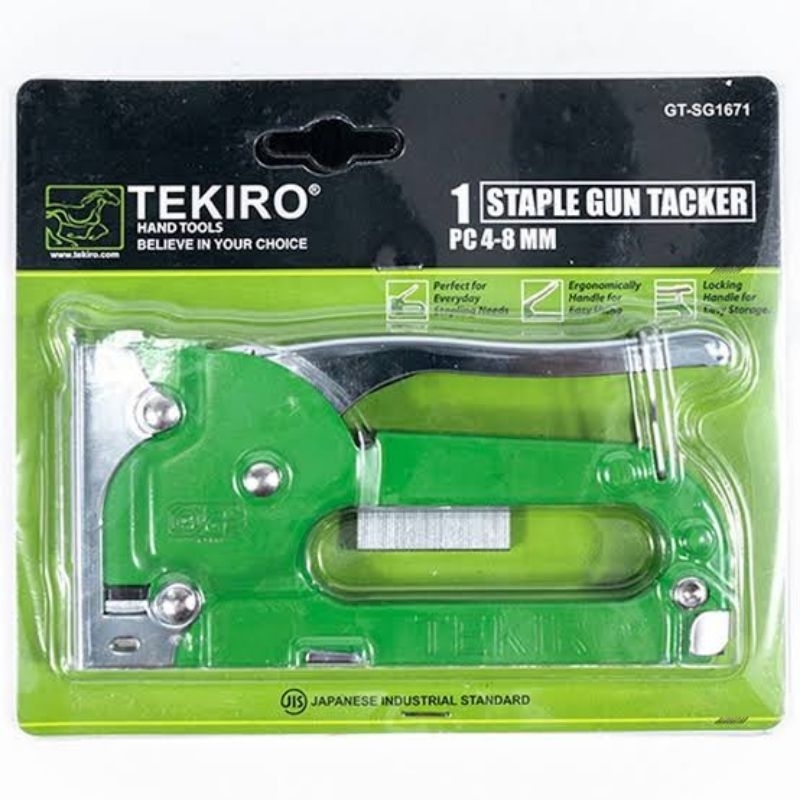 Staples gun Tacker Tekiro / necis tembak hijau TEKIRO