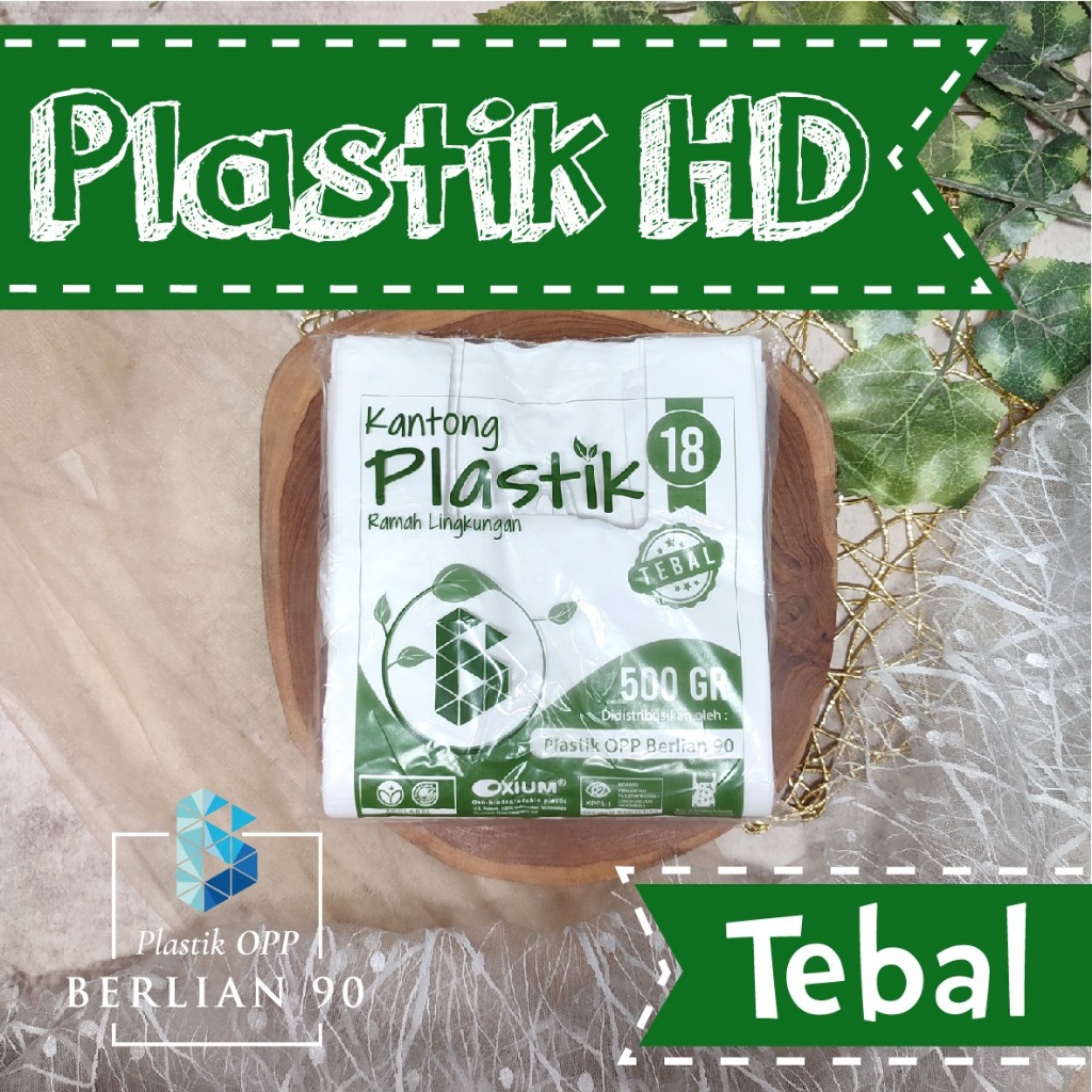 Kantong Plastik Kresek Putih Tebal Oxium 18 | Kantong Plastik | kantong plastik putih | kantong kres