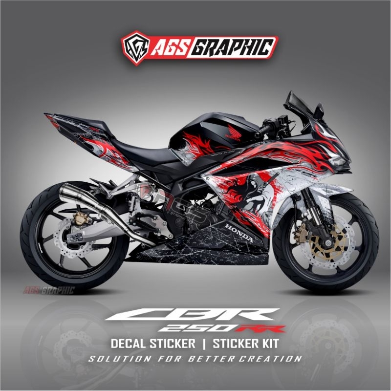 Decal CBR 250R / AllNew CBR250R / Sticker Full Body CBR / DECAL CBR Tribal Samurai/ Decal AGS GRAPHI