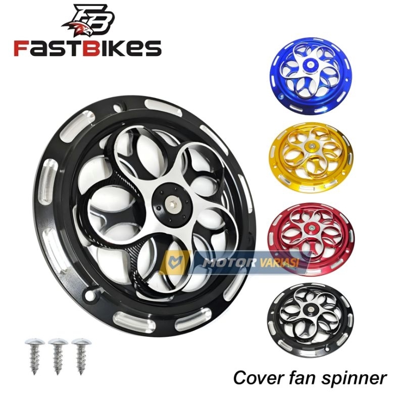 COVER FAN SPINNER COVER KIPAS SPINNER MOTOR MATIC MIO BEAT SCOOPY FINO GENIO VESPA DLL