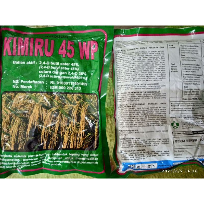 Herbisida KIMIRU 45WP Kemasan 200gr