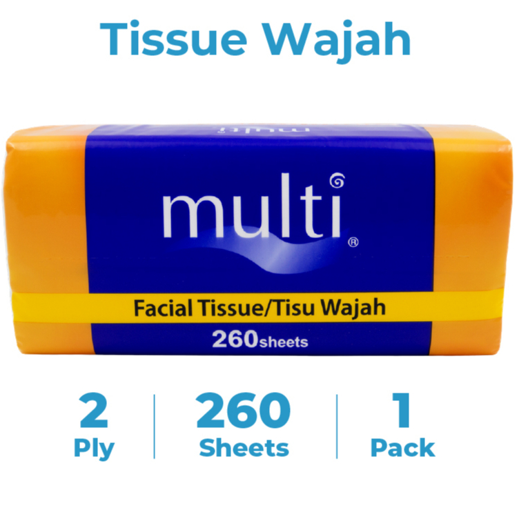 Tessa Multi Facial Tissue 260 Sheet 2ply