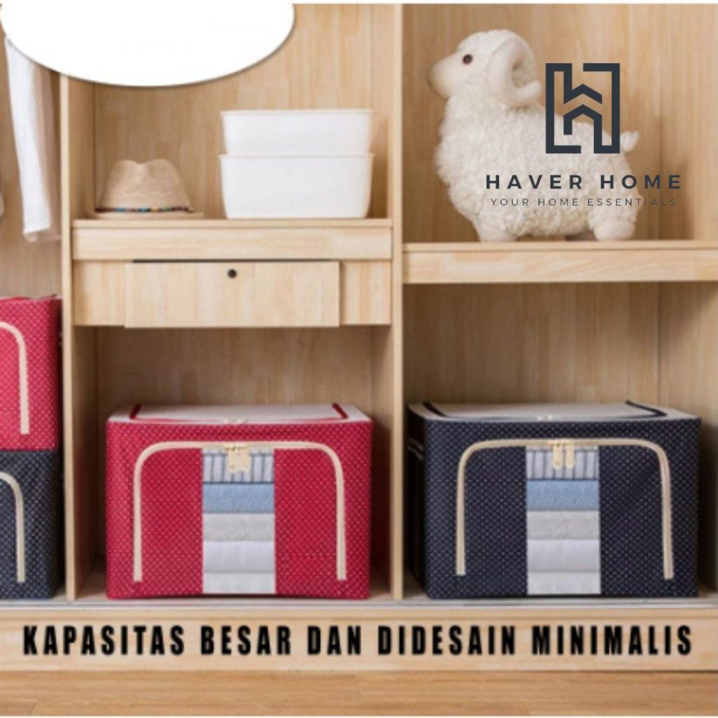 KYLO - Tas Laundry Bag Keranjang Rangka Besi Penyimpanan Pakaian