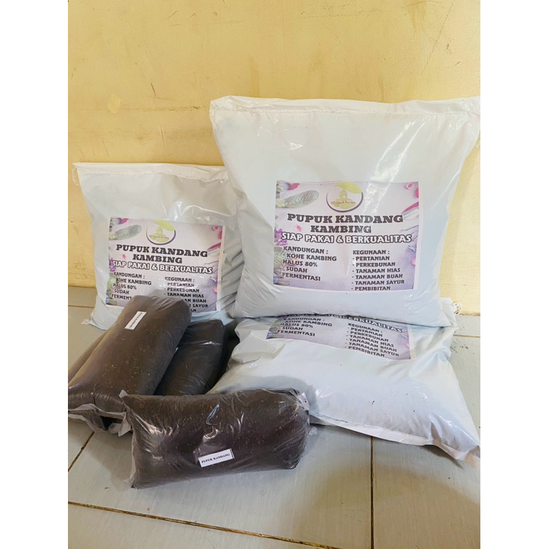 Pupuk Organik kandang kambing kemasan 7kg