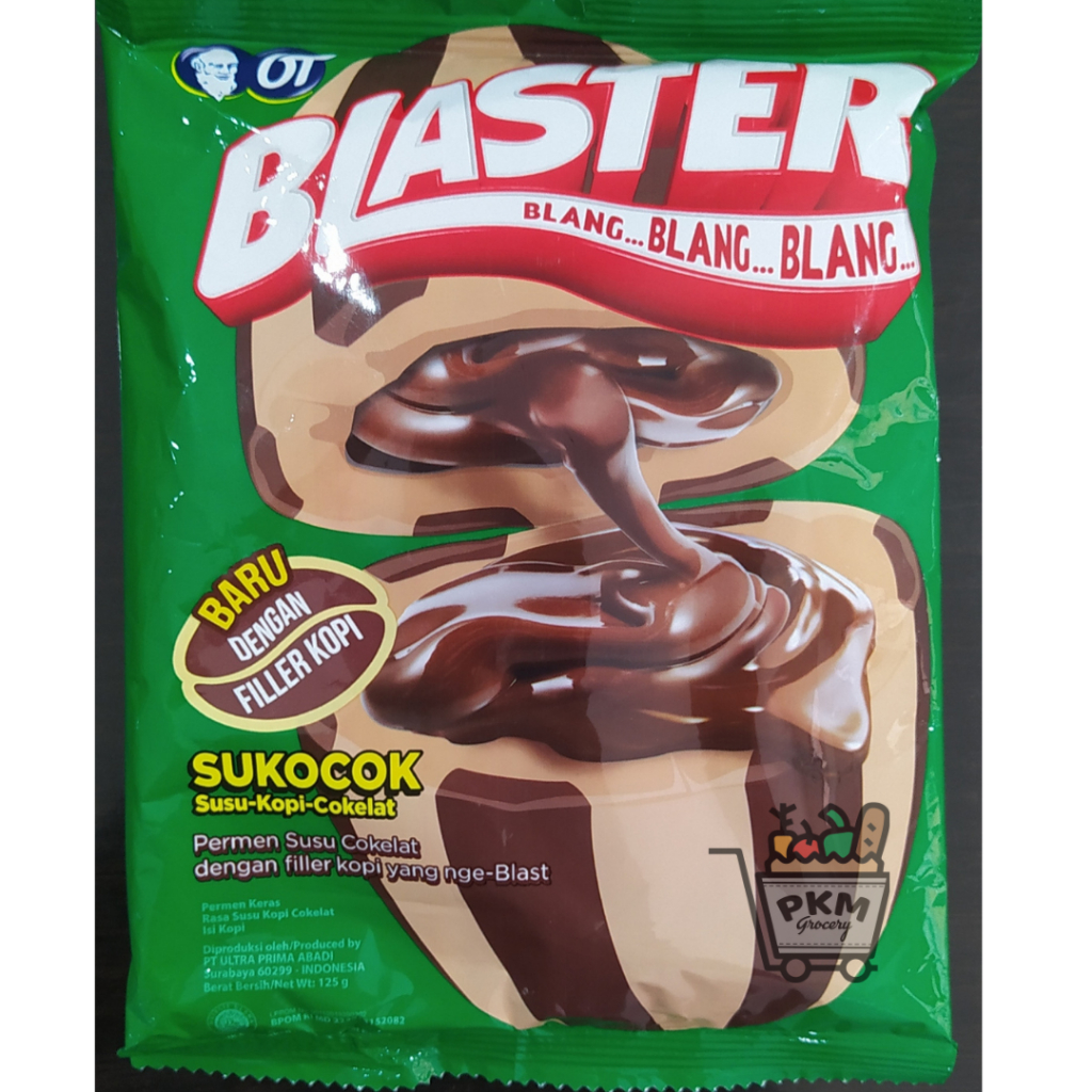 

PERMEN BLASTER Rasa Susu Kopi Coklat 125 gr