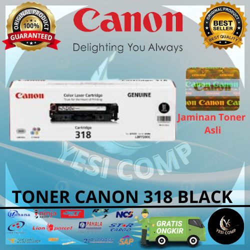 Toner Printer Canon EP-318 Black For LBP7200 2900Pgs 5% Cover - EP318B