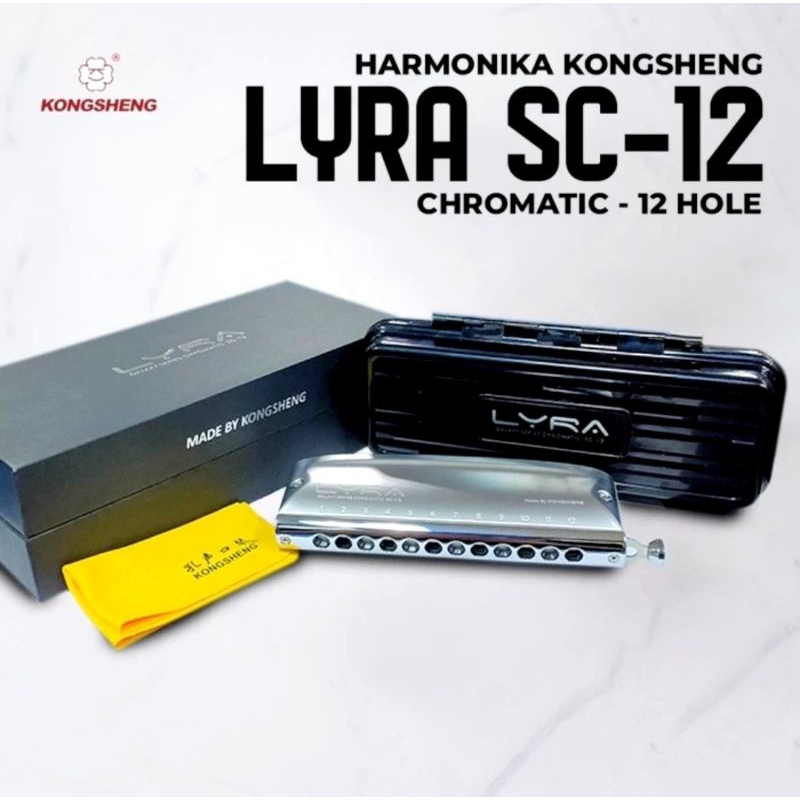 Harmonika Chromatic Kongsheng Lyra SC-12 C