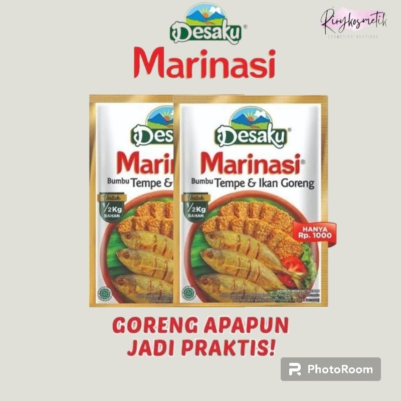 

[TERMURAH]DESAKU MARINASI TEMPE, IKAN, AYAM 12x15g