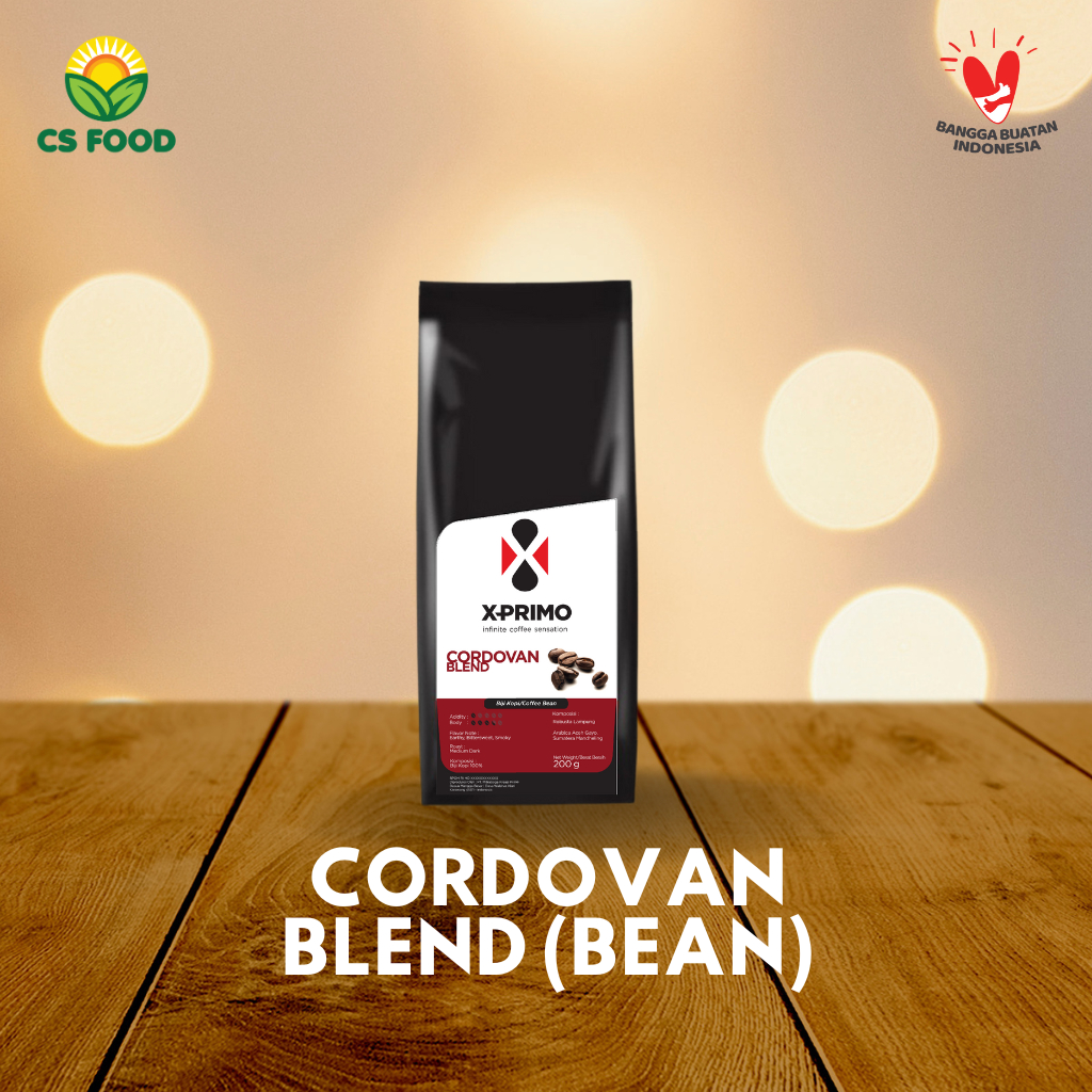 

Xprimo Biji Kopi 200g Cordovan Blend Coffee Beans Arabika Robusta