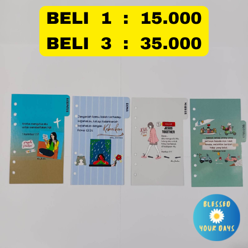 

PEMBATAS BINDER A6 - MARKUS + YOHANES + 1 KORINTUS + ROMA