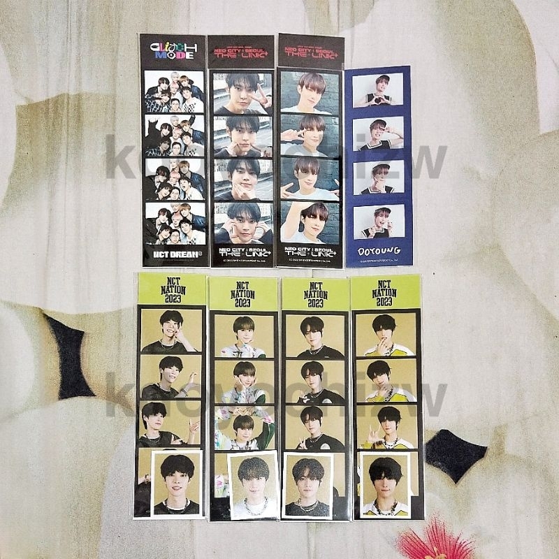[READY] DOYOUNG JUNGWOO JISUNG CHENLE OFFICIAL PHOTOSTRIP 4CUT STICKER STIKER SG23 SG 23 SEASON’S GR