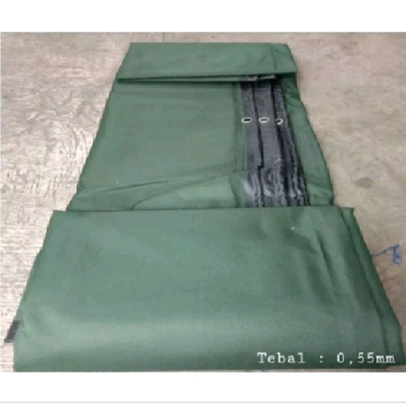 Terpal kain cv 4×6 meter terpal tentara bahan dua lapis terpal anti air
