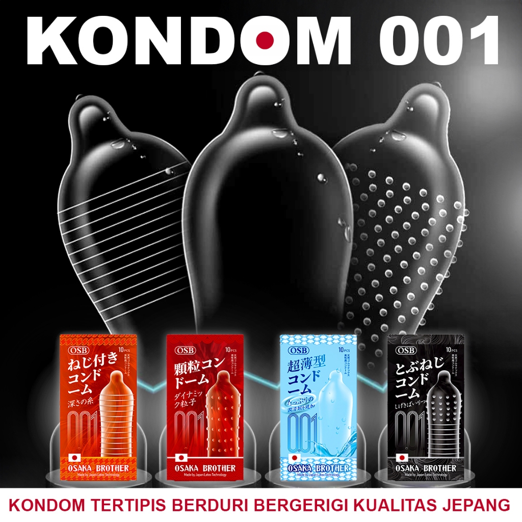 KONDOM 001 TERTIPIS BERGERIGI BERDURI DAN BERSISIK - PRIVASI TERJAGA