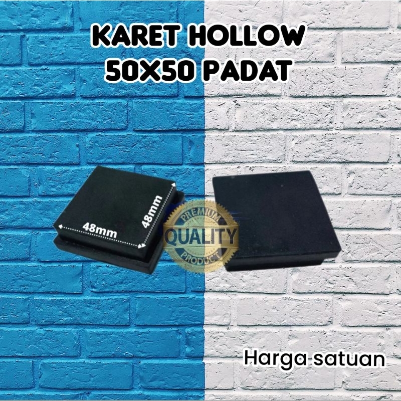 Karet Hollow 5x5 Padat /Karet Besi Hollow 5x5
