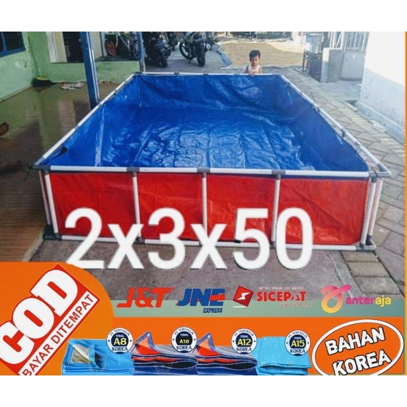 Kolam terpal A12 (2x3x0,5) Sakura